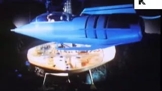 1960s Futuristic Vision of Underwater Hotel, Retro Futurism