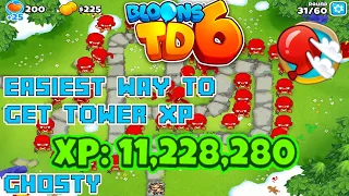 Bloons TD6 • Easiest Way to Get Tower XP • (For Beginners)