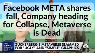 Facebook Meta shares have fallen to new lows and company heading for collapse, Why Metaverse is dead