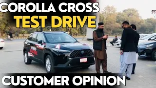 TEST DRIVE OF COROLLA CROSS 2023 & CUSTOMER REVIEW.#corollacrosshybrid #corollacross2023 #testdrive
