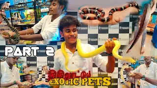 EXPLORING THE BIGGEST EXOTIC PETS COLLECTION| Rare Snake |Karnataka aquarium|tamil @Mr.Balayt