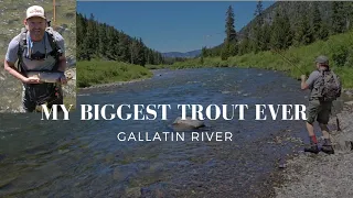 Epic Battle with Biggest Trout of My Life on the Gallatin River in Montana