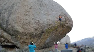 Bishop Bouldering: Evilution Direct (V11)