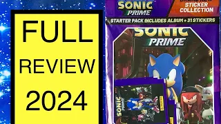 New Panini Sonic Prime Sticker Collection 2024 Reviewed