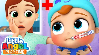 Baby John Is Sick | Fun Sing Along Songs by Little Angel Playtime