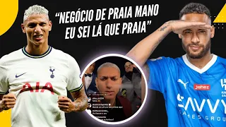 Após defender Neymar, Richarlison afirma não saber sobre privatização das praias