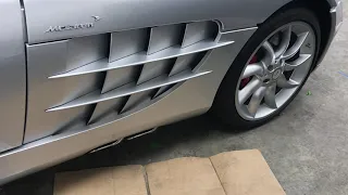 McLaren Mercedes SLR Cold start up exhaust sound