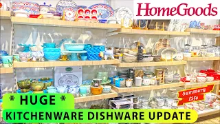 NEW HomeGoods KITCHENWARE Dishware Tableware Plates Cups GLASSWARE Store Walkthrough