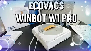 מנקה חלונות ECOVACS WINBOT W1 PRO 🧽🚿🪣🧼🫧🪟