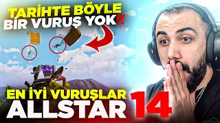 PARAŞÜTE KANCA ATIP HAVADA VURDU!! 😮 EN İYİ VURUŞLAR ALLSTAR #14 | PUBG MOBILE