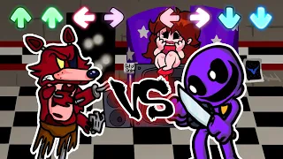 FNAF 1 Foxy vs. Purple Guy in Friday Night Funkin' Mod