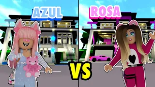 😮Casa Azul VS Casa Rosa con Ela en Bookhaven 🤗/Roblox
