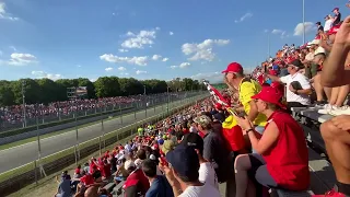 Pole Position Leclerc F1 Monza 2022-Tribuna Parabolica