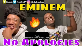 SLIM SHADY WORD PLAY! IS CRAZY!! Eminem - No Apologies (Lyrics) *Dirty Version* REACTION