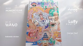 Unboxing One Piece Vol. 104 | manga haul | Indonesia version | eng & indo sub