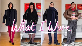 Vloggy winter week in outfits