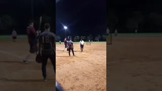 Slow pitch softball 500 foot GRAND SLAM