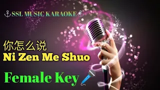 你怎么说~ Ni Zen Me Shuo 🎼🎧 Karaoke (Female)