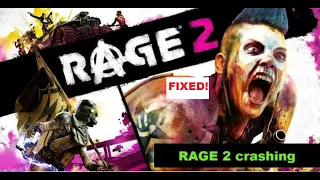 How To Fix RAGE 2 Crashing On Startup, Freezing Or Is Not Loading On PC