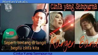 Cinta Yang Sempurna - Kangen Band (video karaoke duet bareng lirik tanpa vokal) smule cover Herisis