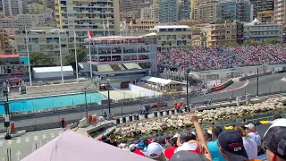 Formula 1. monaco 2022. tribuna O. la piscina