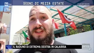 Casapound a Scilla canta "camicia nera trionferà" - Agorà Estate 31/07/2017