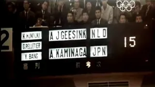Tokyo em 1964 Holanda vs Japão - Anton Geesink vs Kaminaga.