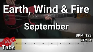 Earth, Wind & Fire - September (Bass Cover) Tabs