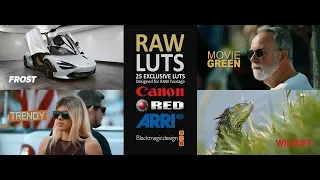 Cinema RAW LUT Pack (Supports Canon, ARRI, RED & Blackmagic) NEW LINK ADDED