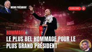 Hommage à Aulas lors de OL-Reims" Chapitre III : Le Plus Bel Hommage pour le Plus Grand Président"