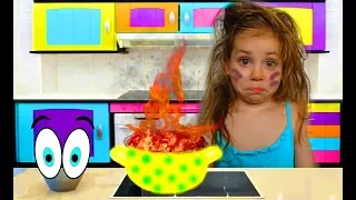Kids cook Real Food Johny Johny Yes Papa Nursery Rhymes Songs for Children and Toddlers
