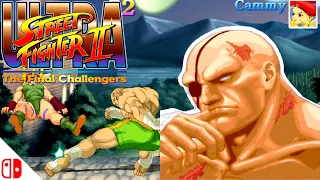 Ultra Street Fighter II: The Final Challengers (Switch) [Sagat] Playthrough/Longplay [QHD]