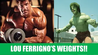 HULK SMASH! LOU FERRIGNO'S WEIGHTS!