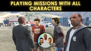 Playing missions with CJ, Tommy and Claude In GTA 5 #1