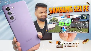 Samsung S21 FE (SD888) PUBG Test with FPS! 🔥 Overheat & Battery Drain 🤐