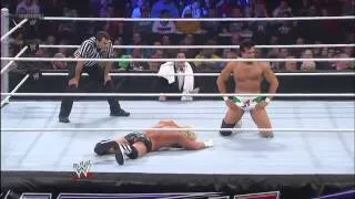 Dolph Ziggler vs Alberto Del Rio - WWE Main Event 2/13/13 (w/ AJ Lee & Big E Langston)