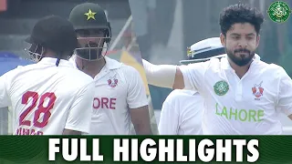 Full Highlights | Lahore Whites vs Lahore Blue | Day 1 | Match 1 | Quaid-e-Azam Trophy 2023/24 | PCB
