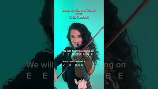 Everybody Wants to Rule the World🌎, Sped Up.  Tears For Fears,   Violin Tutorial by Susan Holloway
