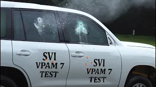 SVI VPAM 7 test in preparation for Land Cruiser 300 armouring