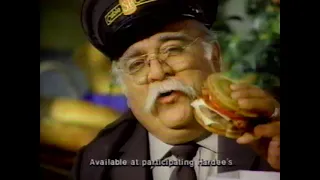 Hardees  (1992) Television Commercial - Frisco Burger