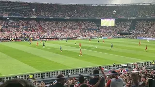 Croatian fans singing - Croatia-Spain in de Kuip! ❤️