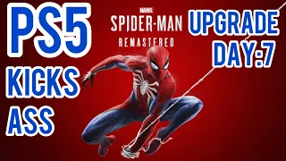 Spiderman Remastered PS5 Upgrade: Spiderman Remastered Ps5  Gameplay 120fps