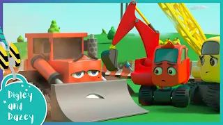 🚧 Sandpit Construction - Everyone Can Help 🚜 Digley and Dazey | Kids Construction Truck Cartoons