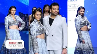 Tejasswi Prakash As Showstopper At Bombay Times Fashion Week For Fashion Designer Kshitij Choudhary