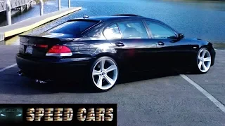 BMW E65 Brutal Acceleration Burnout Drift and Exhaust Sound - Speed Cars