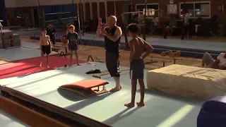 EUROPEAN GYMNASTICS MAG JUNIOR CAMP THESSALONIKI (GREECE) 2022 - FLOOR Backward