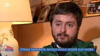 Strage Samarate : Nicolò vuole vedere il padre - La Vita in Diretta - 31/01/2023