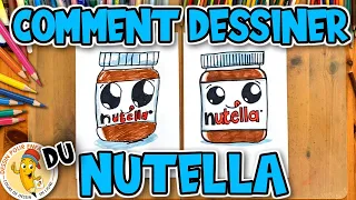 Comment dessiner NUTELLA kawaii