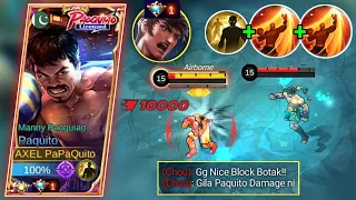 PAQUITO VS PRO FREESTYLE CHOU IN SIDELANE | NEW FLICKER COMBOS FOR PAQUITO | WHO WILL WIN? | MLBB