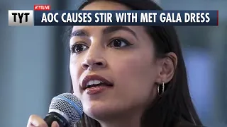 AOC's "Tax The Rich" Dress Causes Controversy